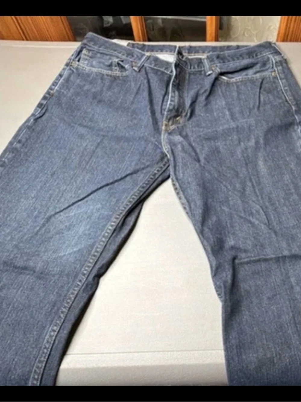 Levi's Men's 527 Bootcut Blue Medium Wash Denim Jeans. Size: 36x32